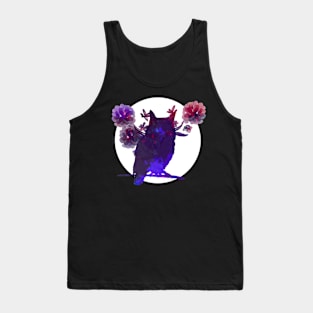 Dream Spirit Owl tie-dye Tank Top